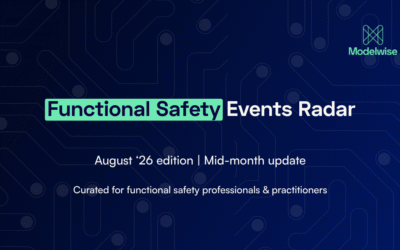 Functional Safety Events Radar – August ’26 Edition